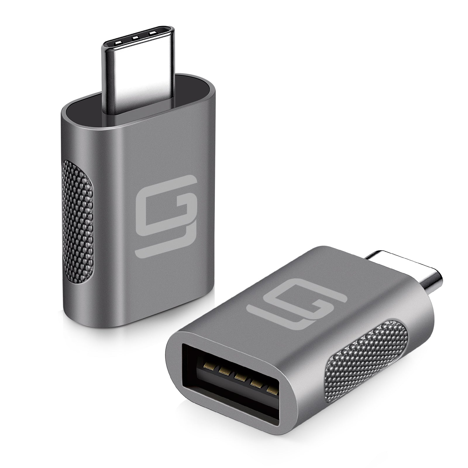 USB Type-A to USB Type-C Adapter Twin Pack